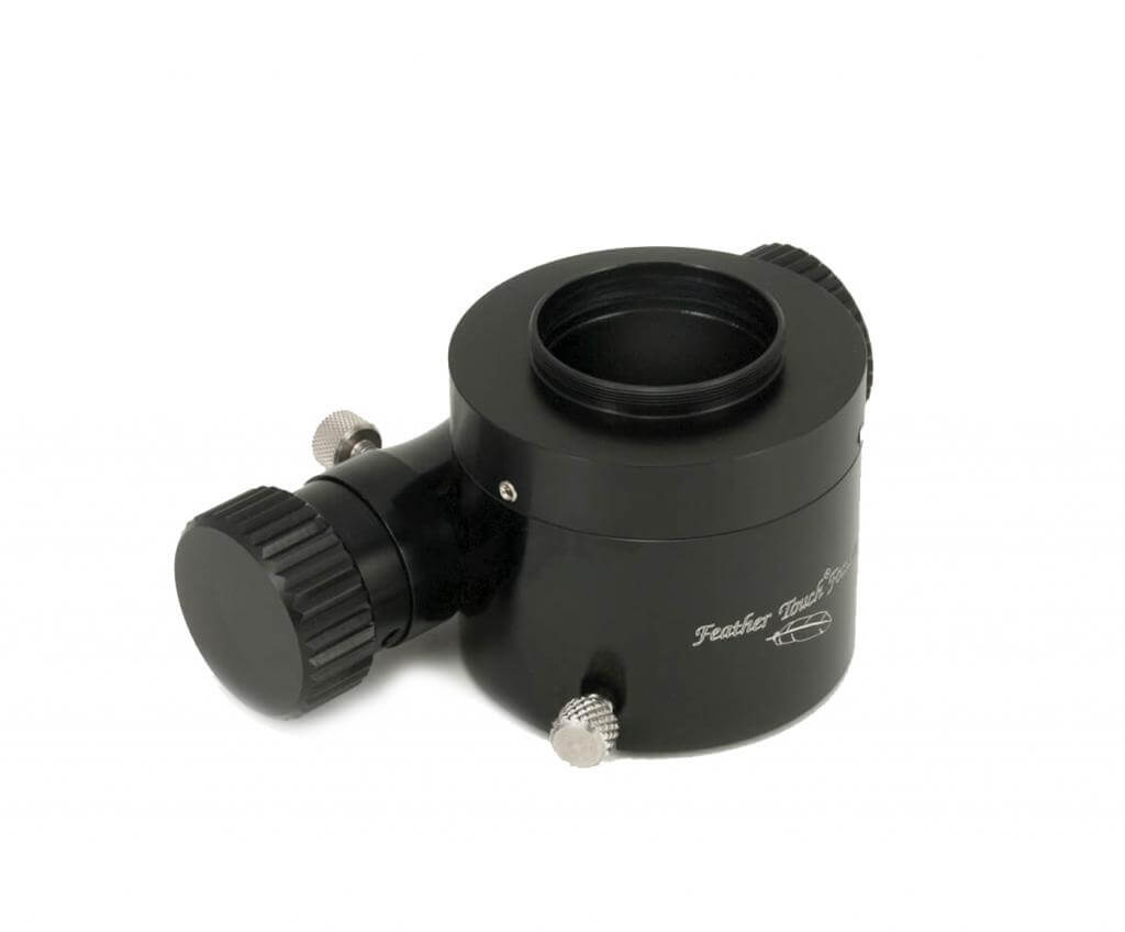 1.25" Feather Touch focuser. This focuser is an ideal upgrade to the LS50T and any other telescope product that currently uses a helical designed focuser.