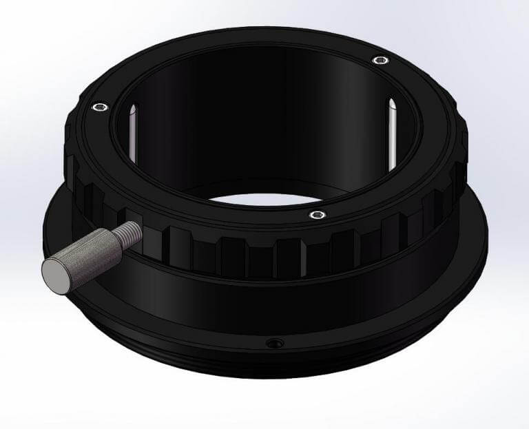 APM 152mm f/7.9 Doublet ED-APO (FPL 51) Optical Tube Assembly with 3.7 152mm Telescope Tube Rings