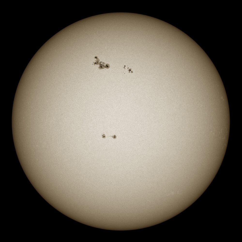 Sun through 2024 solar filter